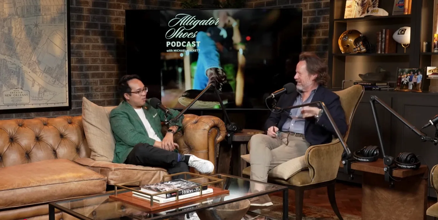 Alligator Shoes Podcast reels with Michael Hackett
